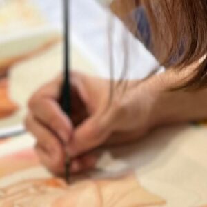 portrait de femme en cours – Laris Linhares Portrait de femme – artiste portraitiste québécoise. Laris Linhares - portraits contemporains.